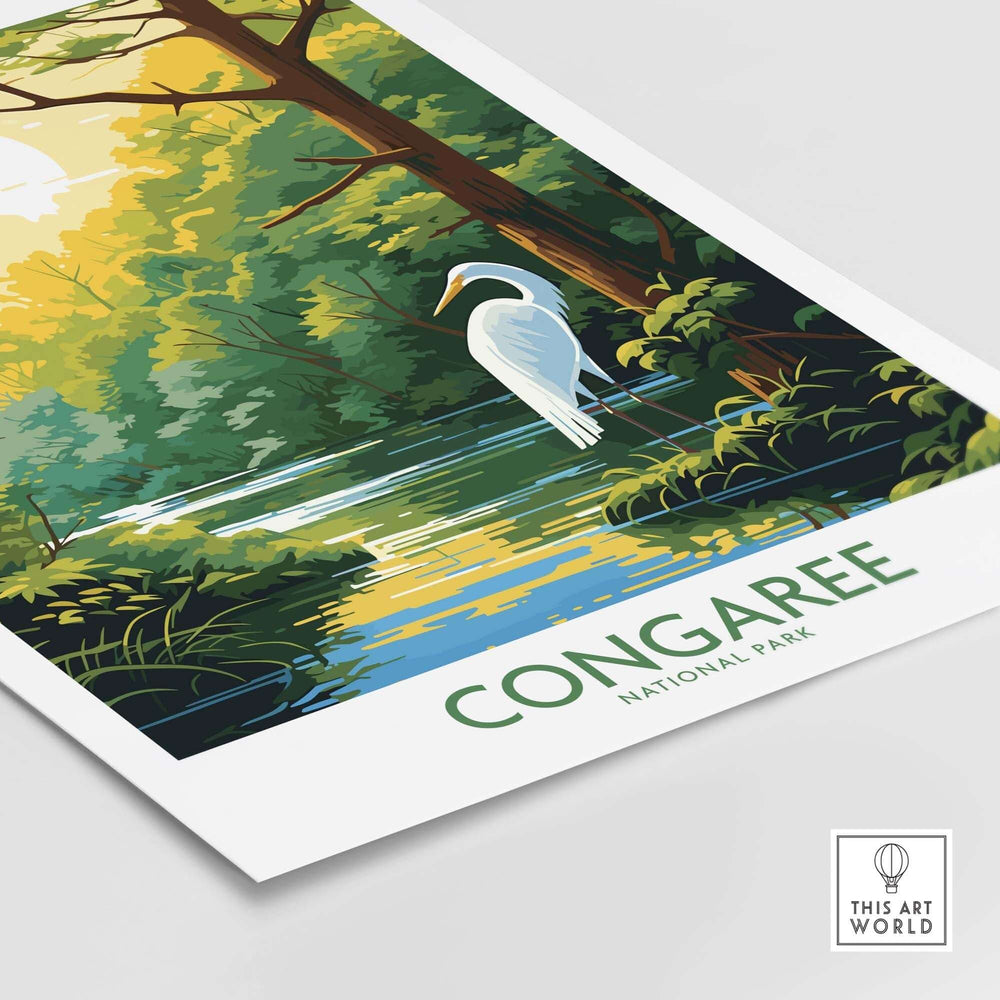 Congaree Print National Park Poster