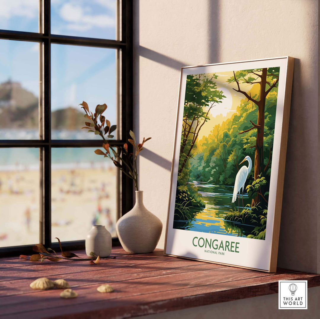 Congaree Print National Park Poster