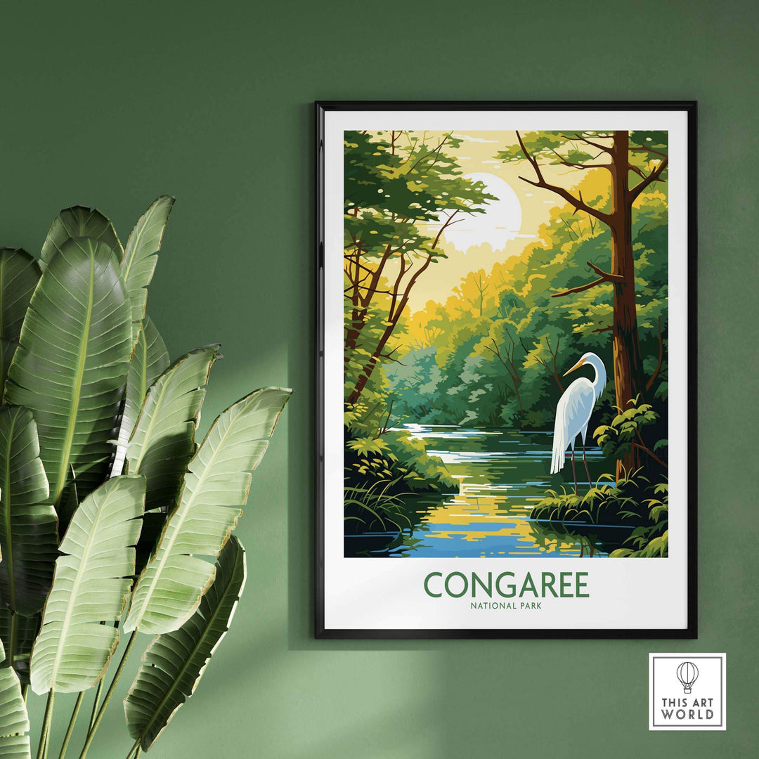 Congaree Print National Park Poster