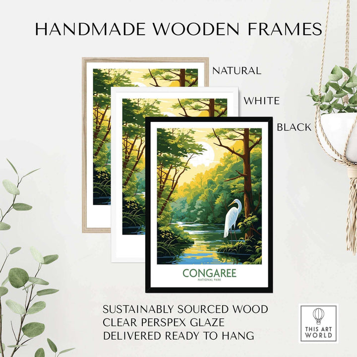 Congaree Print National Park Poster