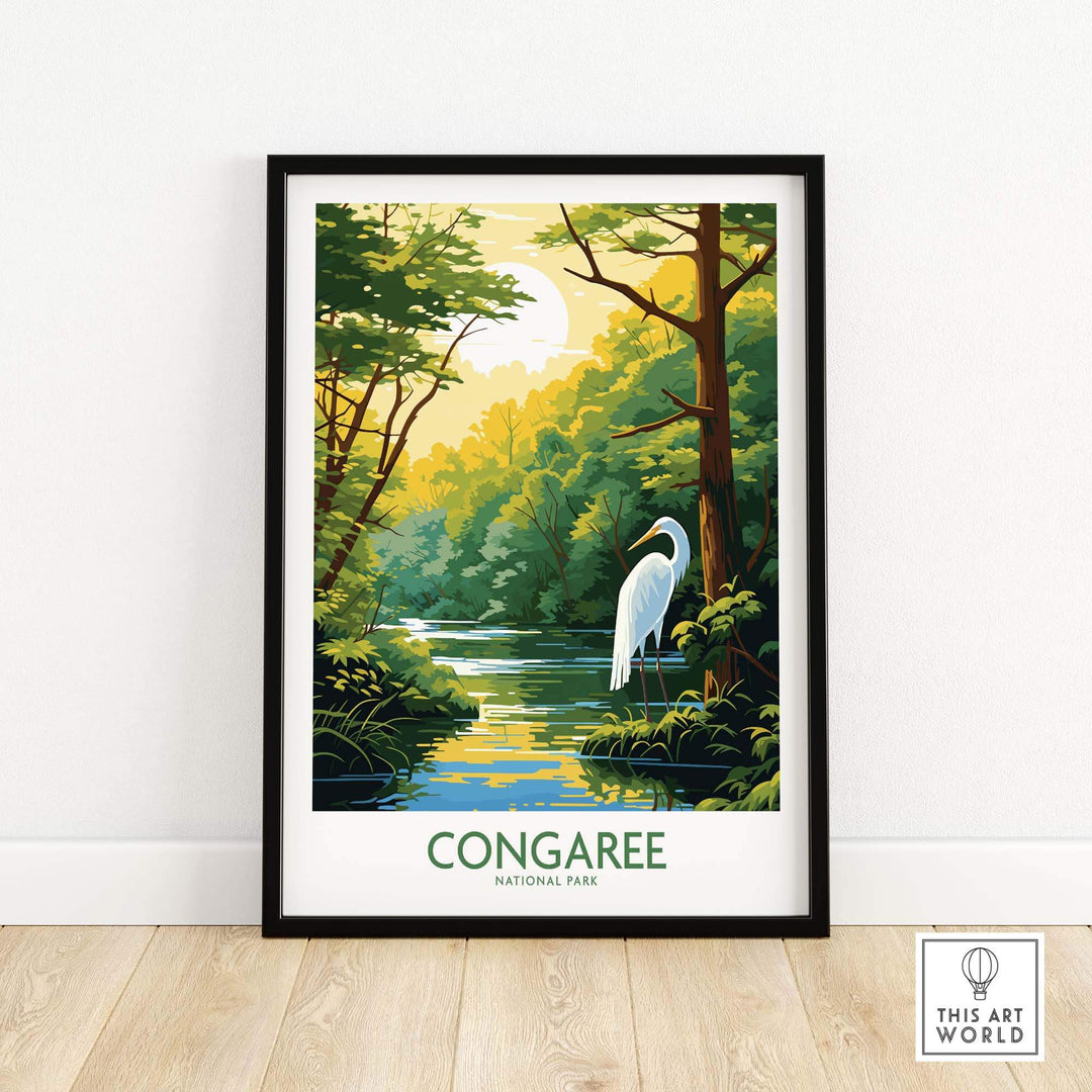 Congaree Print National Park Poster
