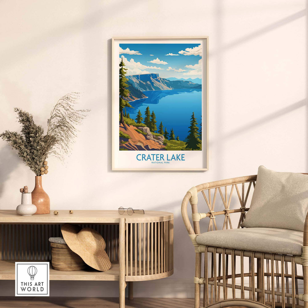 Crater Lake National Park Poster