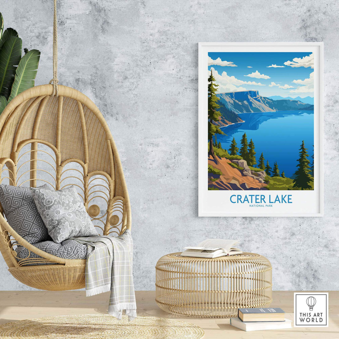 Crater Lake National Park Poster