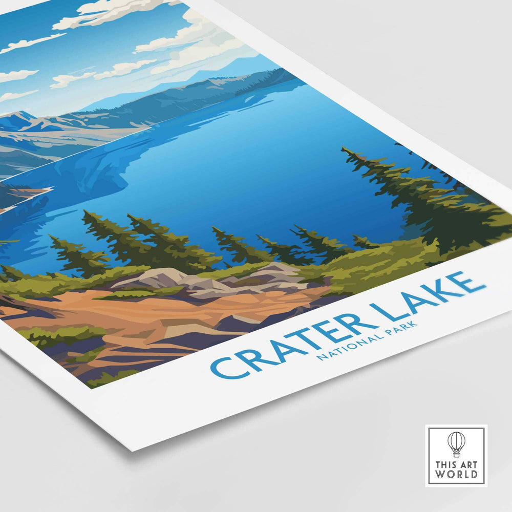 Crater Lake National Park Poster