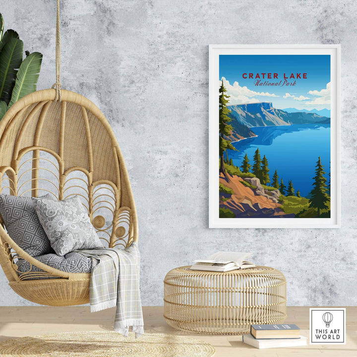 Crater Lake Print National Park