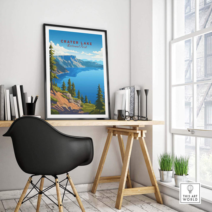 Crater Lake Print National Park