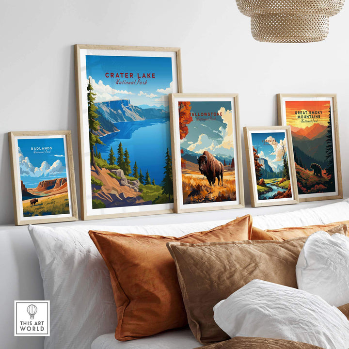 Crater Lake Print National Park