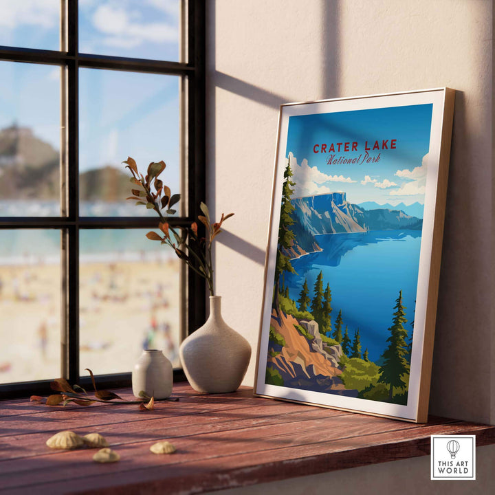 Crater Lake Print National Park