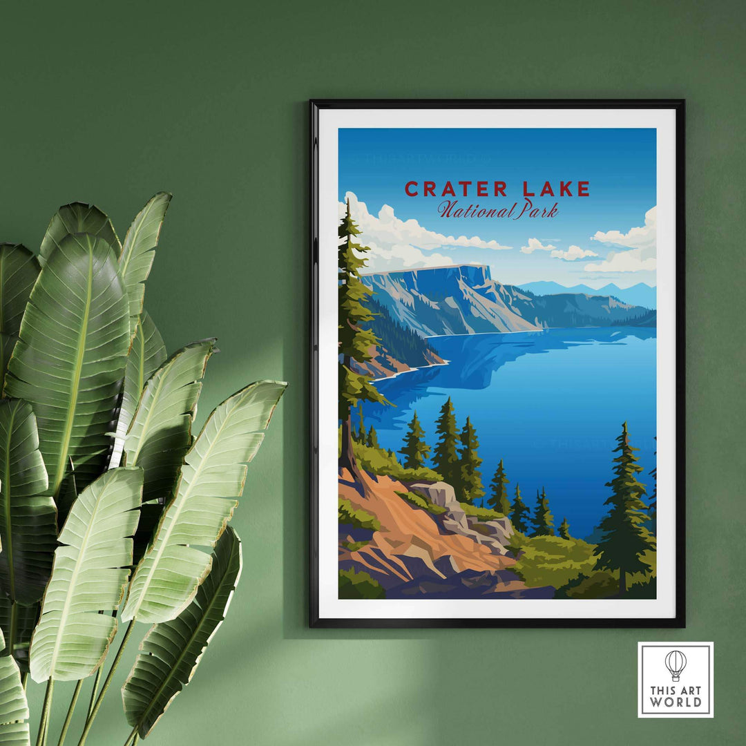 Crater Lake Print National Park
