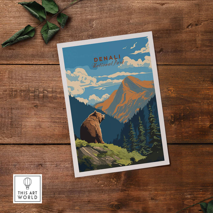 Denali Print National Park