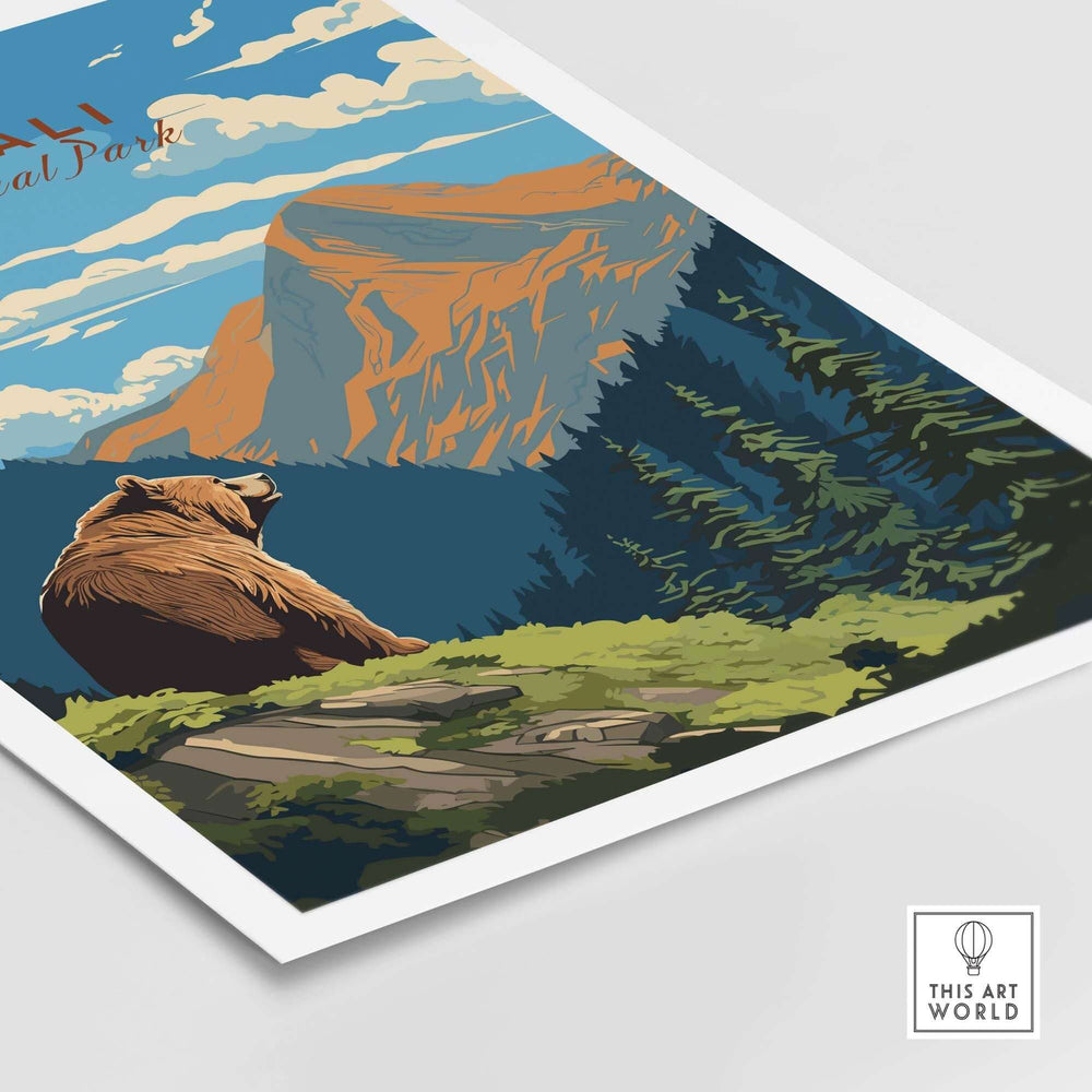 Denali Print National Park