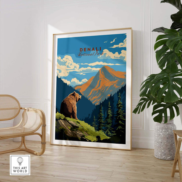 Denali Print National Park