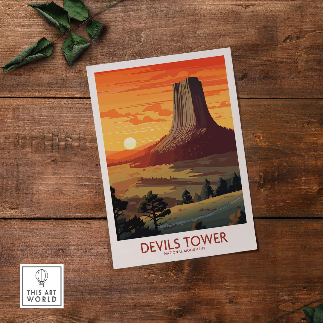 Devils Tower Print