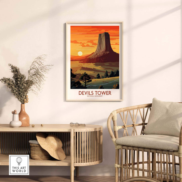 Devils Tower Print
