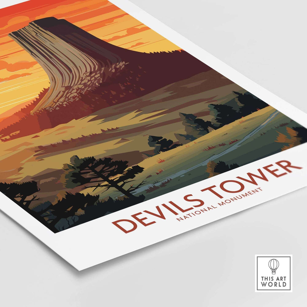 Devils Tower Print