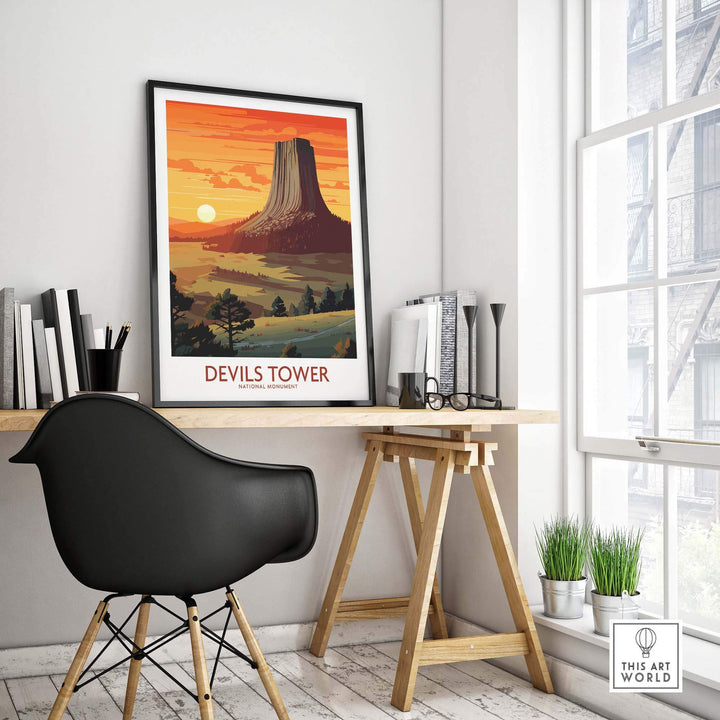 Devils Tower Print
