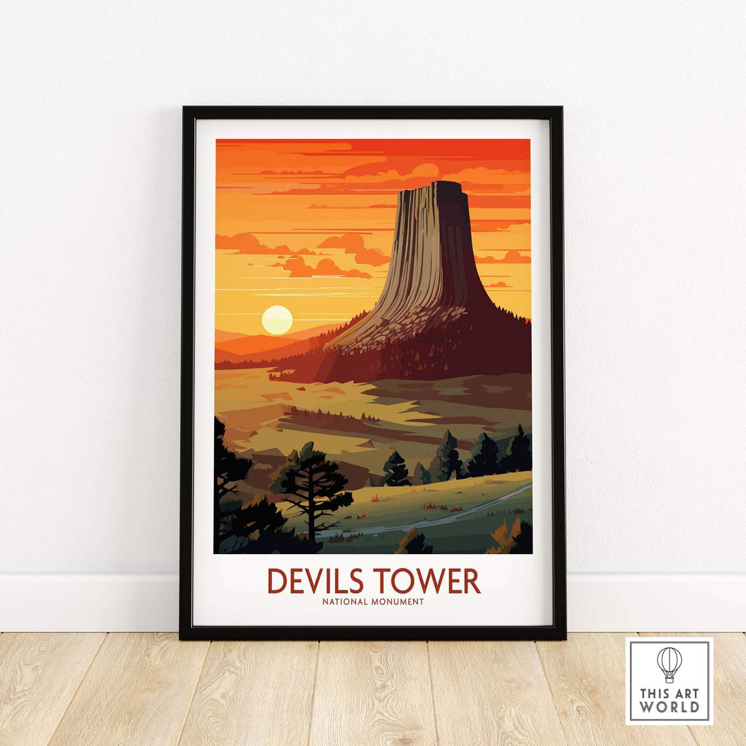 Devils Tower Print