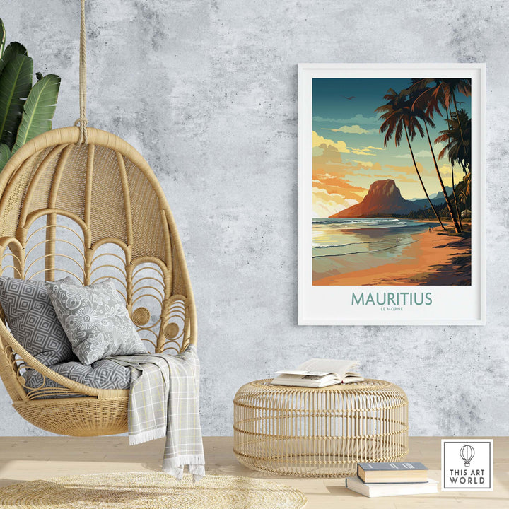 Mauritius Le Morne Print