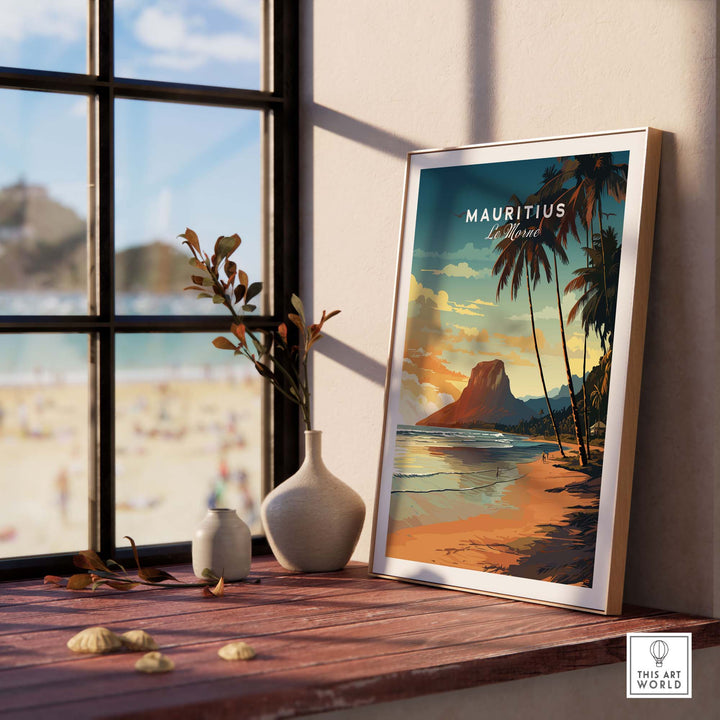 Mauritius Le Morne Poster