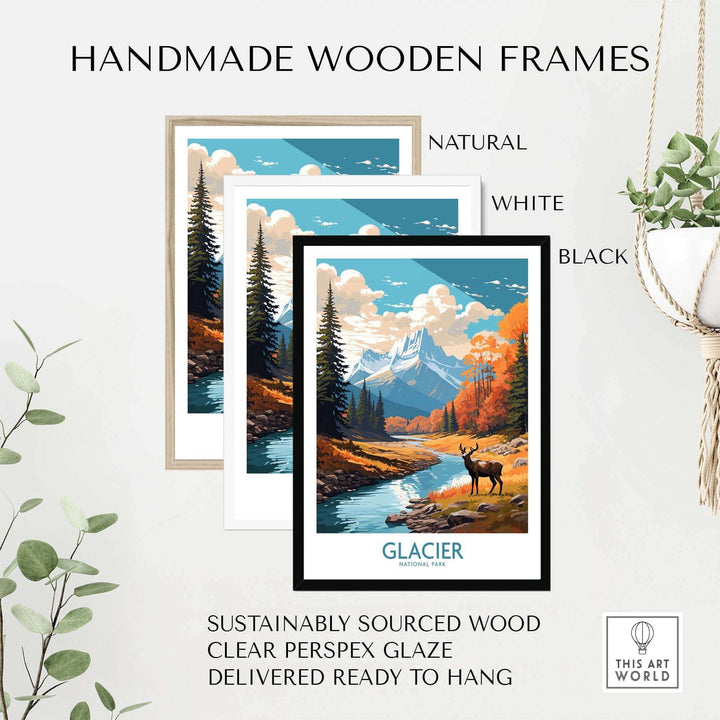 Glacier National Park Montana Poster