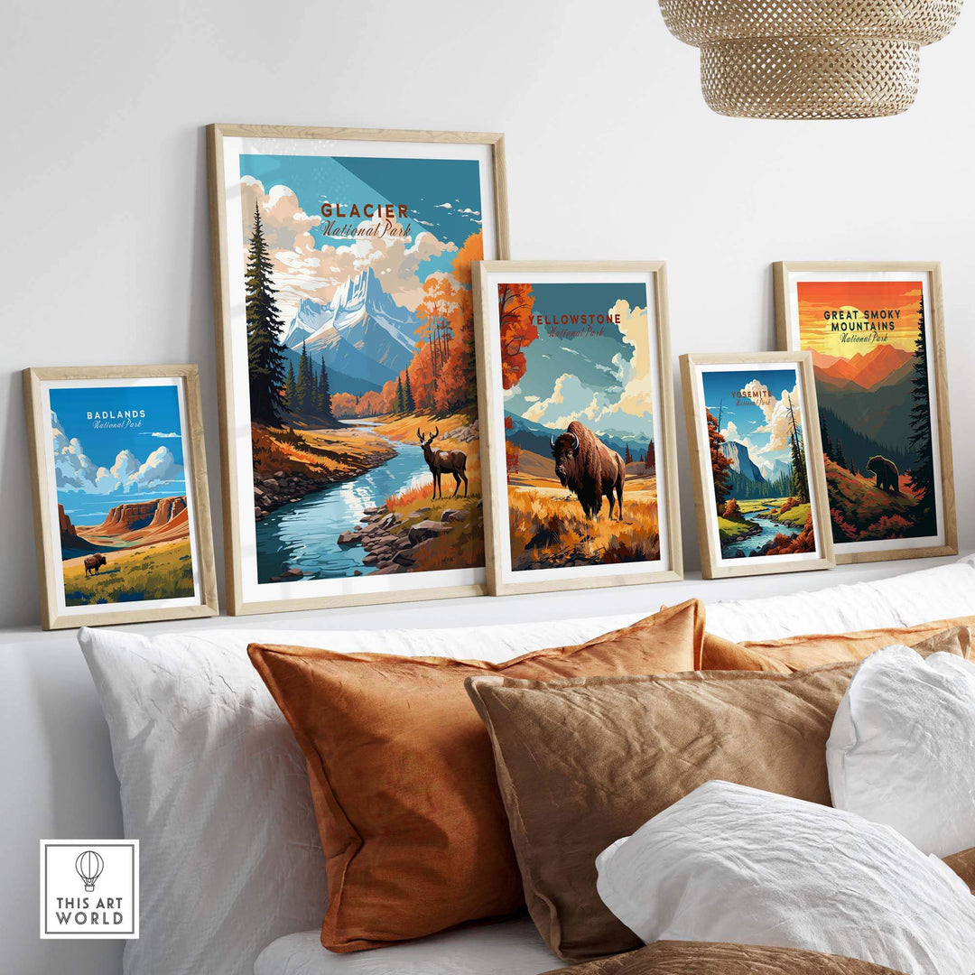 Glacier National Park Poster