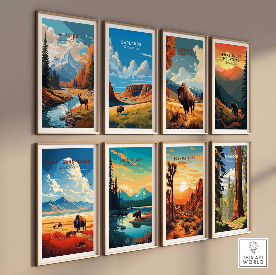 Glacier National Park Poster