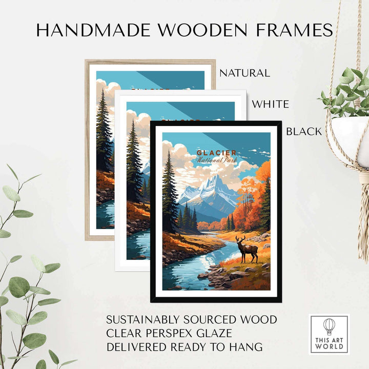 Glacier National Park Poster