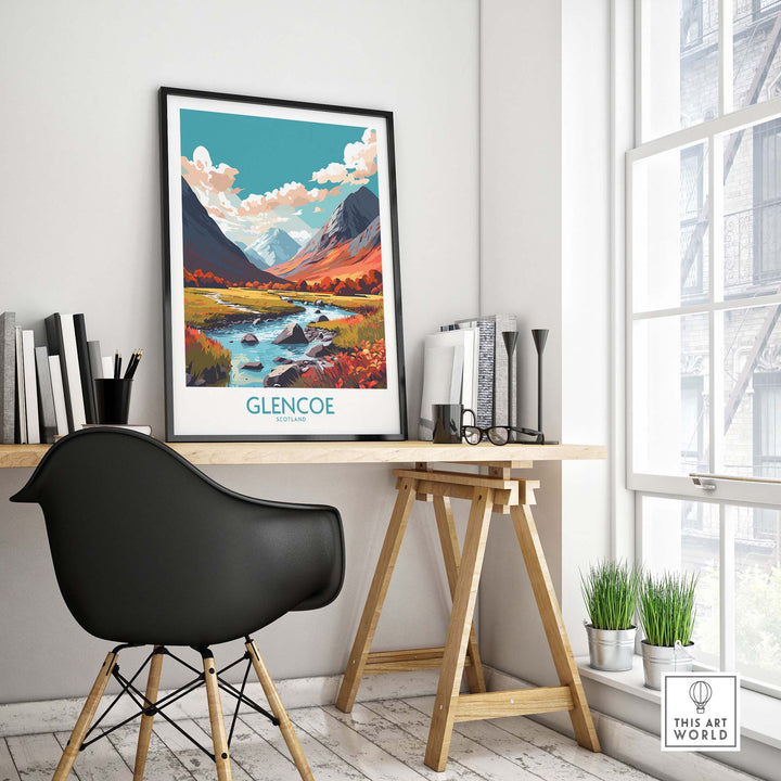 Glencoe Poster Print Modern