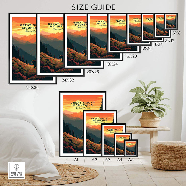 Great Smoky Mountains Poster Art