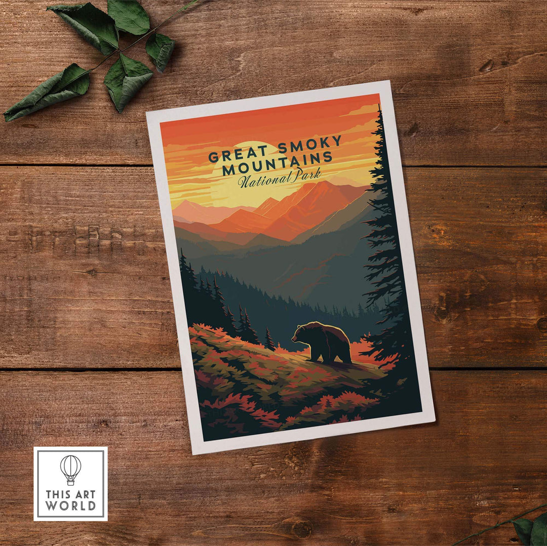 Great Smoky Mountains Poster Art