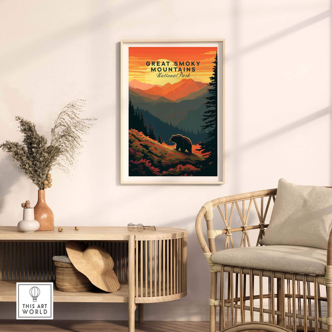 Great Smoky Mountains Poster Art