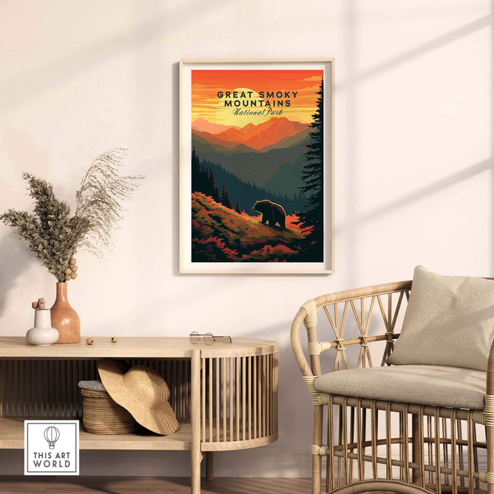 Great Smoky Mountains Poster Art