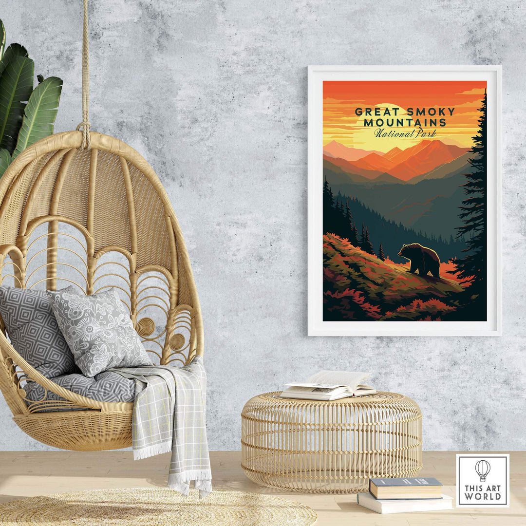 Great Smoky Mountains Poster Art