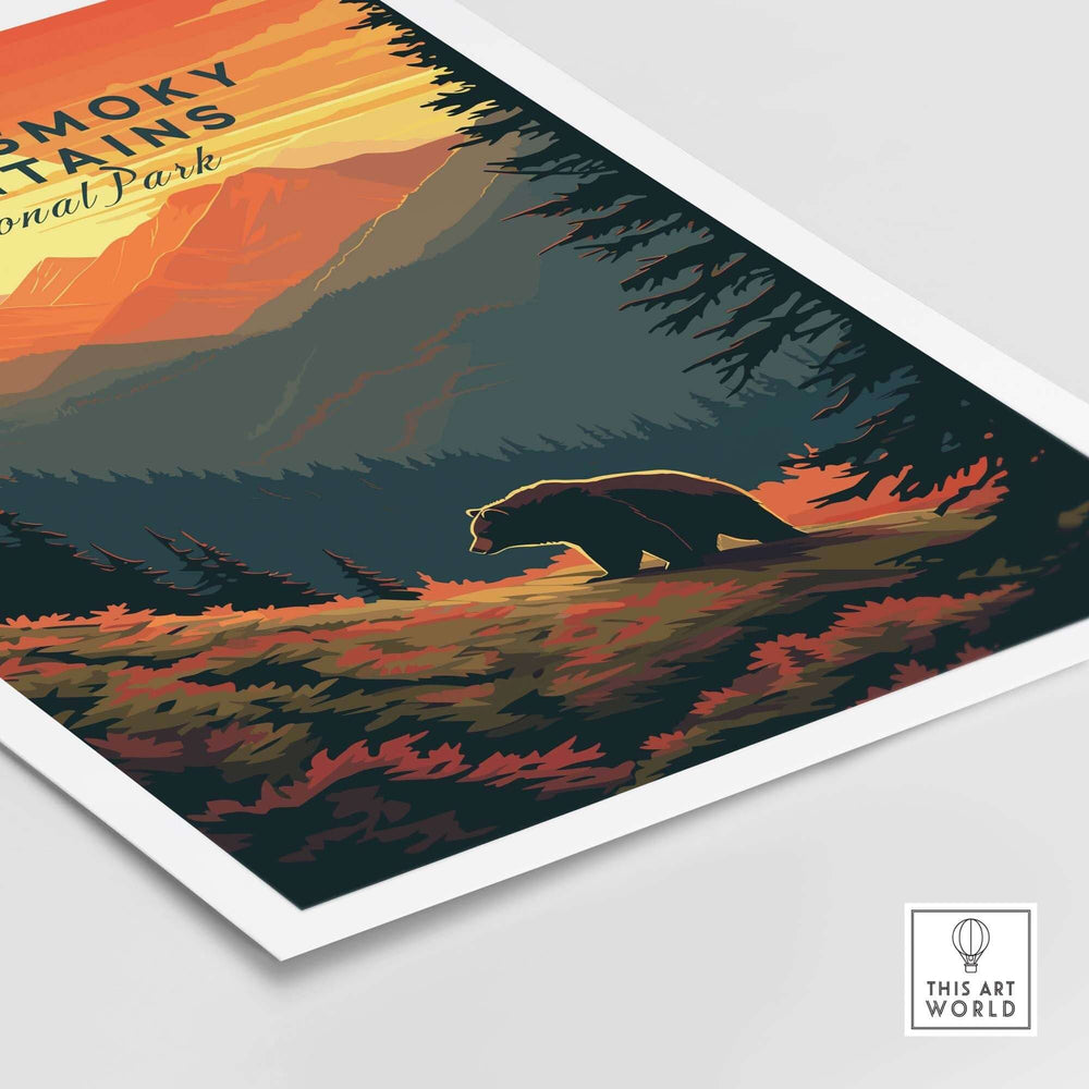 Great Smoky Mountains Poster Art