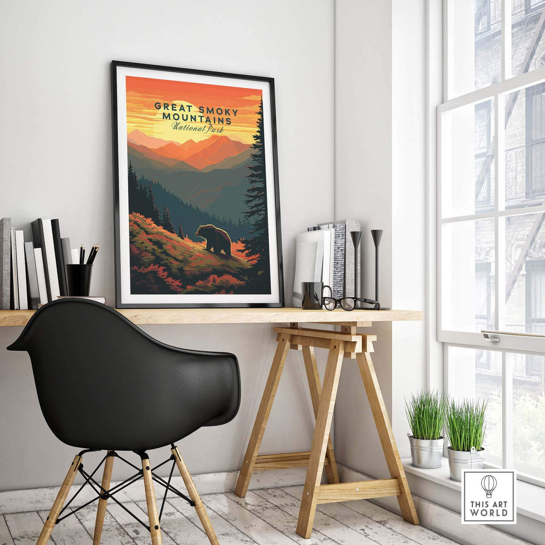 Great Smoky Mountains Poster Art