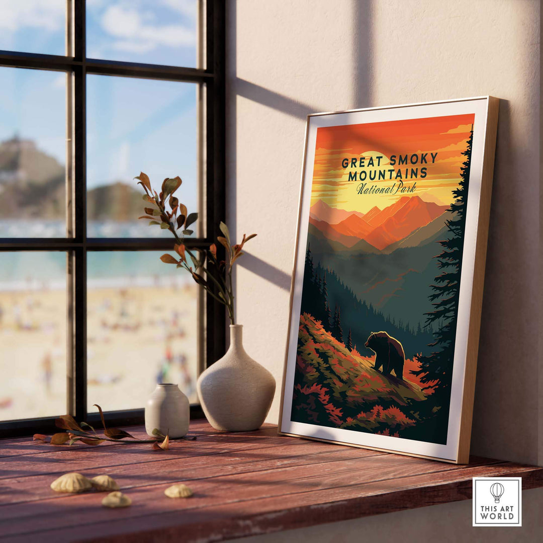 Great Smoky Mountains Poster Art