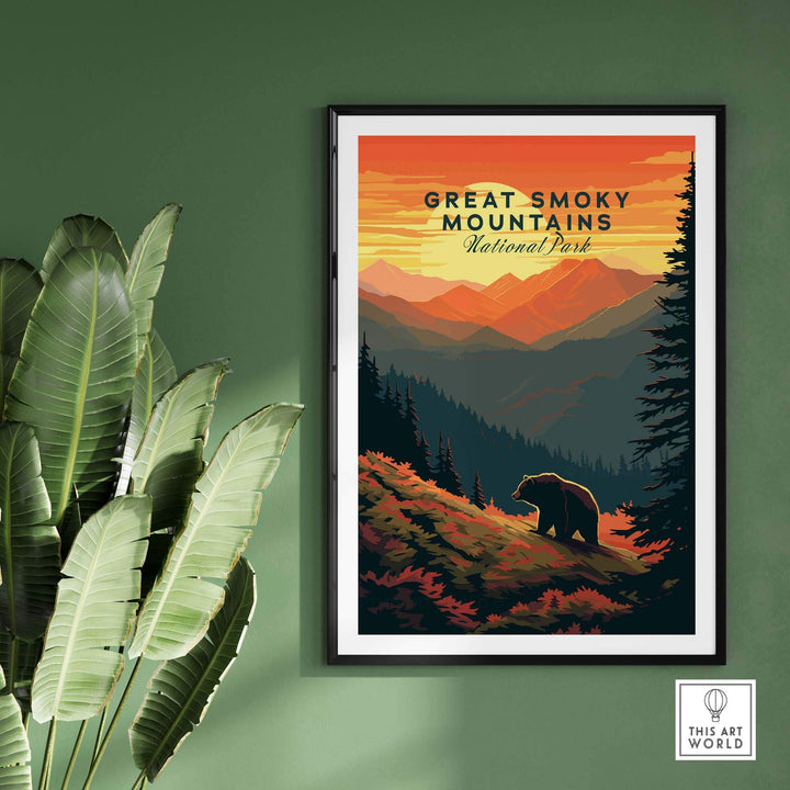 Great Smoky Mountains Poster Art