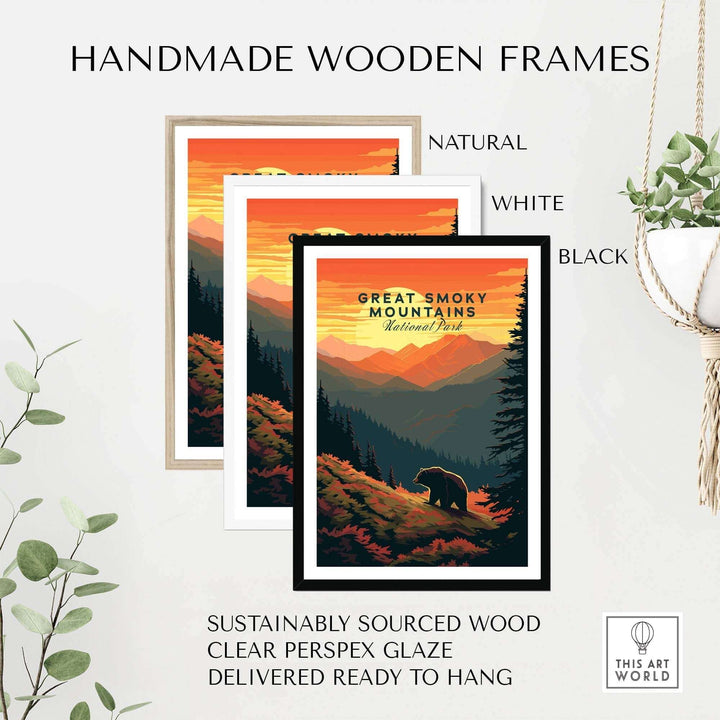 Great Smoky Mountains Poster Art