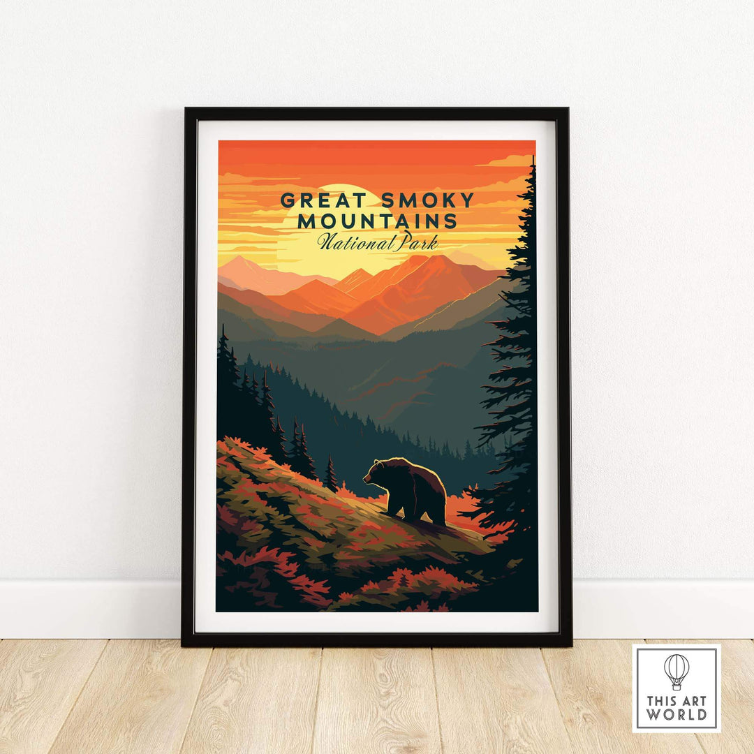 Great Smoky Mountains Poster Art