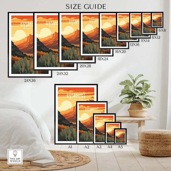 Guadalupe Mountains National Park Poster