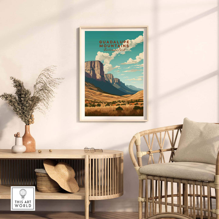 Guadalupe Mountains Poster National Park