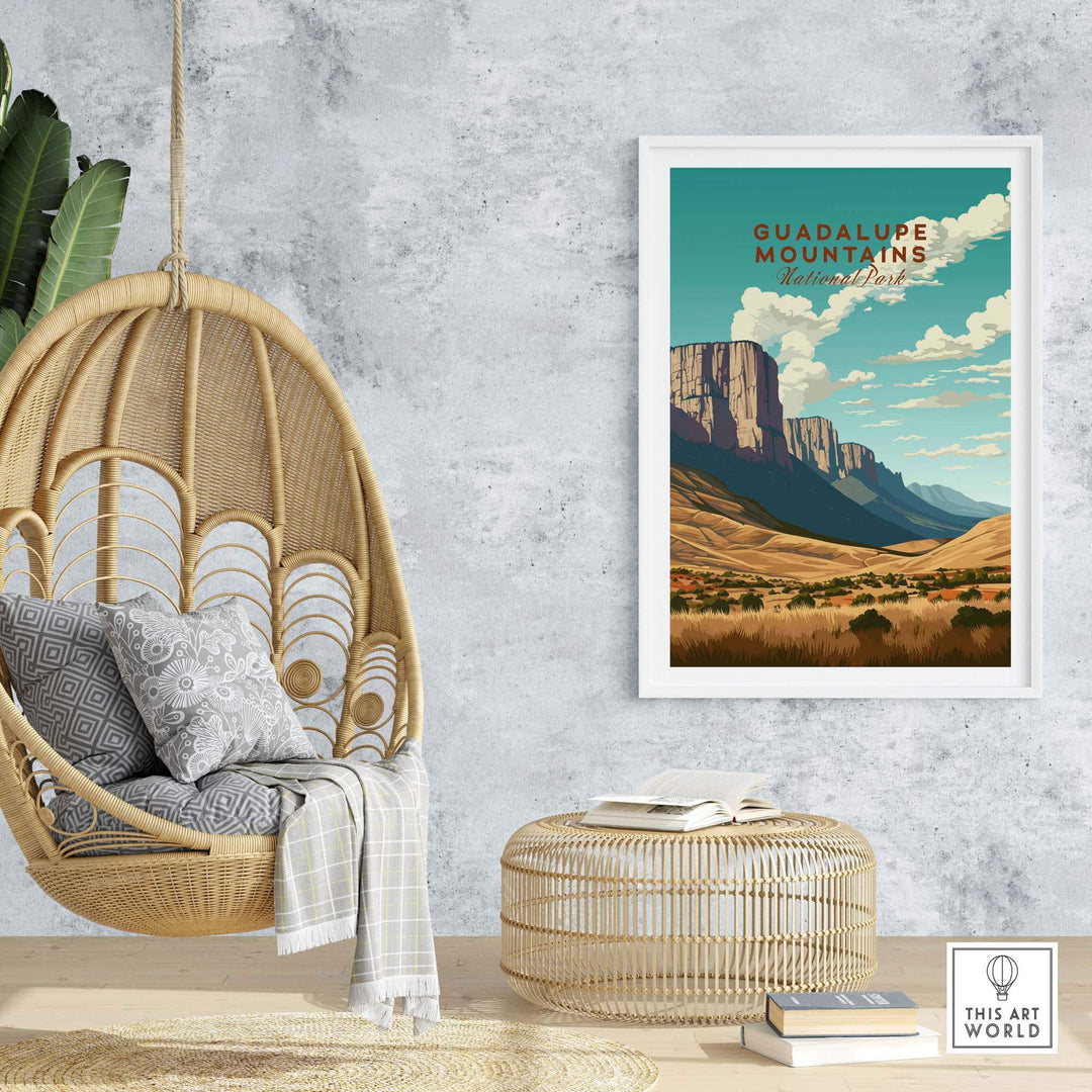 Guadalupe Mountains Poster National Park