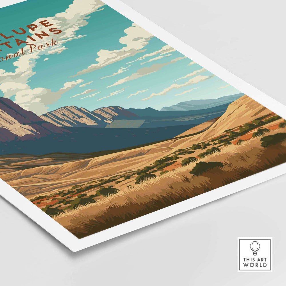 Guadalupe Mountains Poster National Park