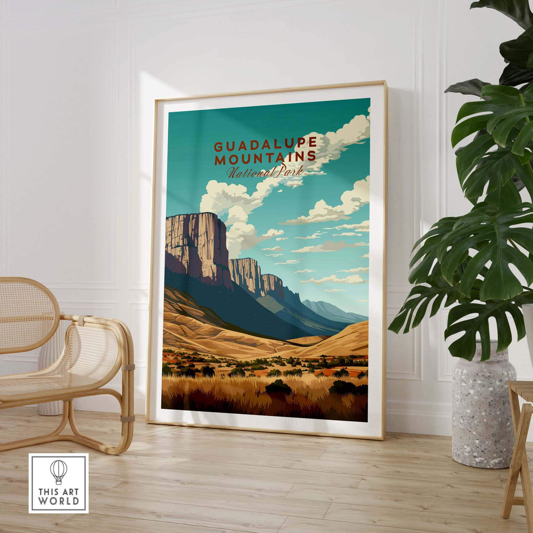 Guadalupe Mountains Poster National Park