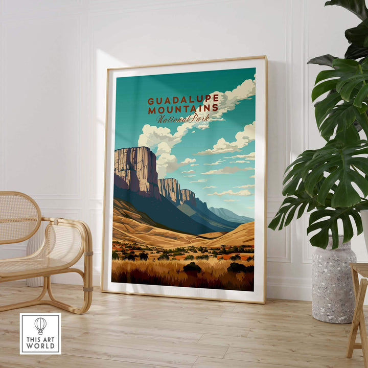 Guadalupe Mountains Poster National Park