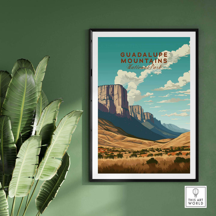 Guadalupe Mountains Poster National Park