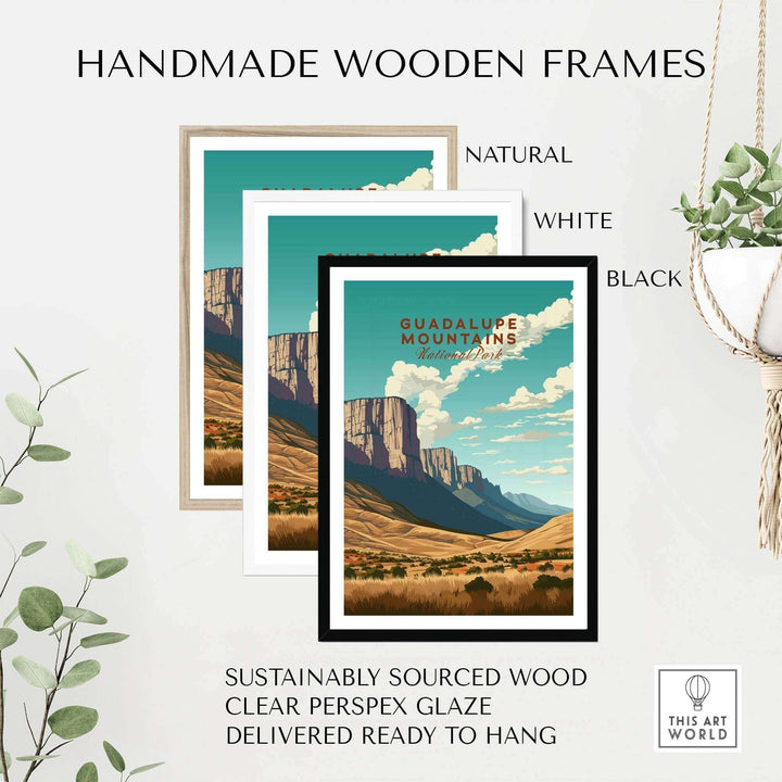 Guadalupe Mountains Poster National Park