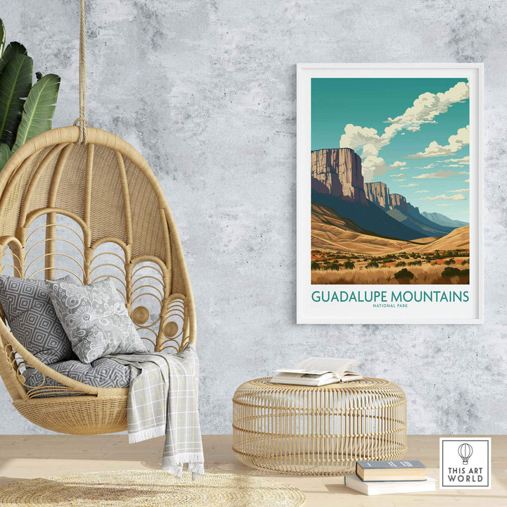 Guadalupe Mountains Print National Park