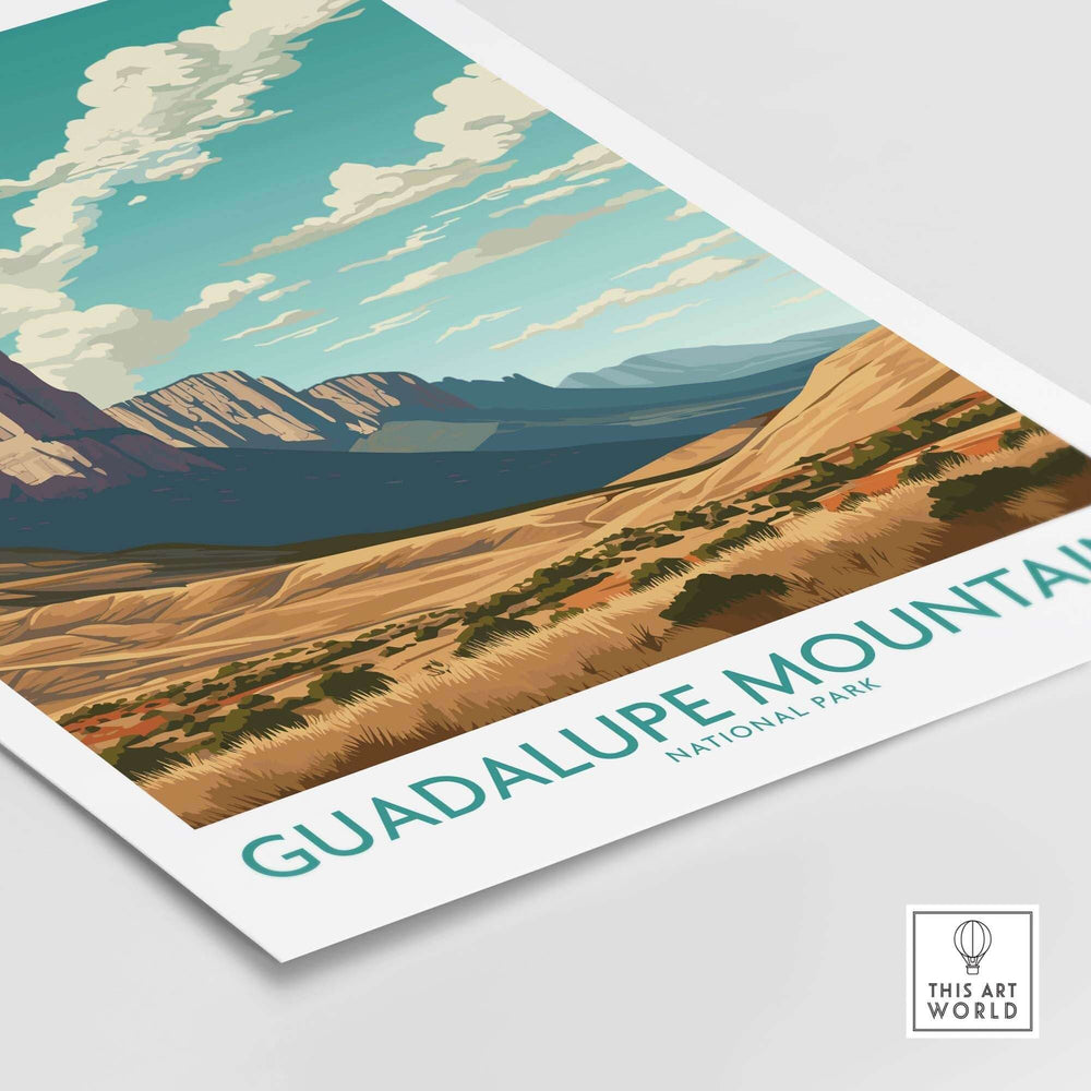 Guadalupe Mountains Print National Park