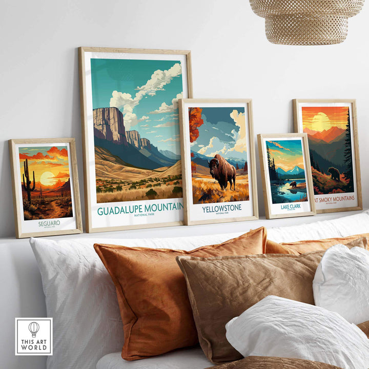 Guadalupe Mountains Print National Park